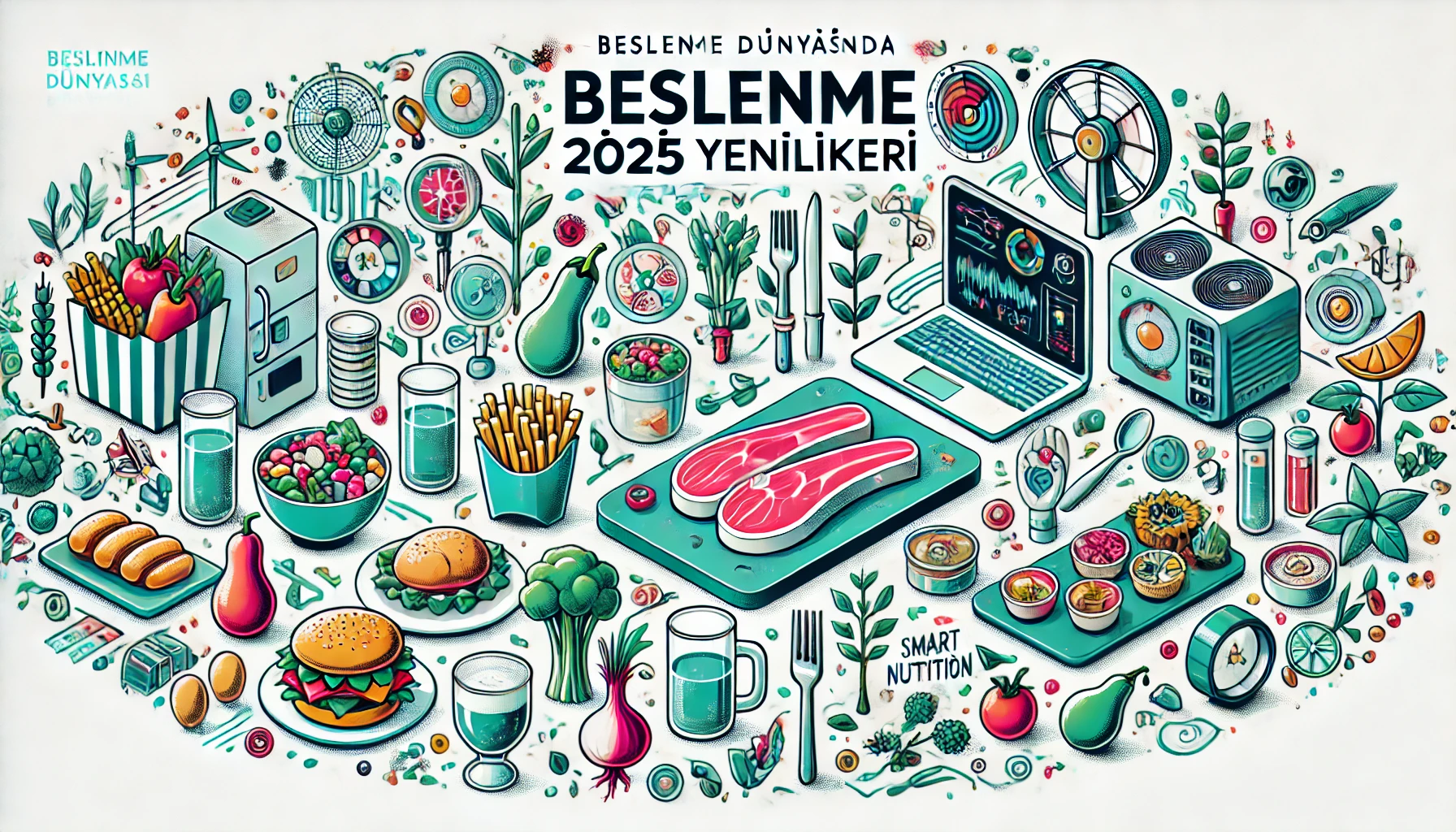 Beslenme Dünyasında Laboratuvarda üretilen et, çevre dostu ambalajlama ve akıllı beslenme cihazlarıyla geleceğin trendleri
