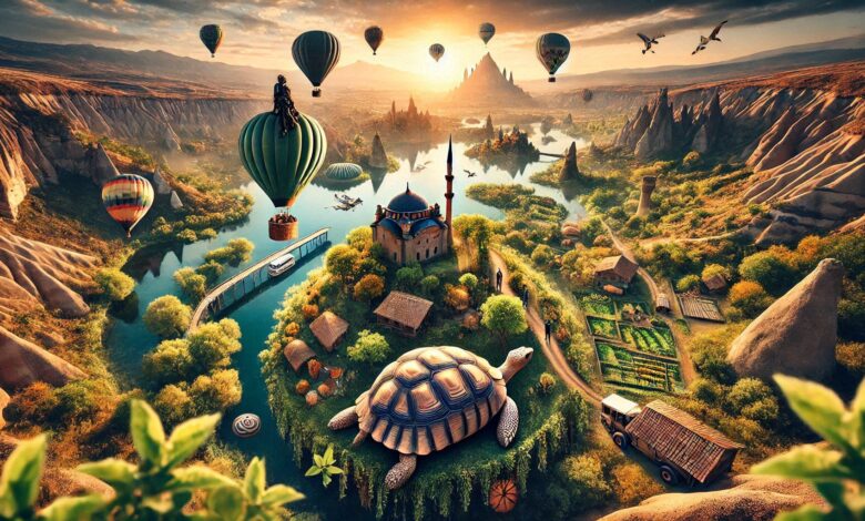 Eko-turizm, Sürdürülebilir turizm, Doğa dostu tatil, Eko-turizm destinasyonları, Kapadokya eko-turizm, Karadeniz yaylaları eko-turizm, Eko-turizm aktiviteleri, Amazon ormanları turizmi, Borneo ada turizmi, Galapagos a