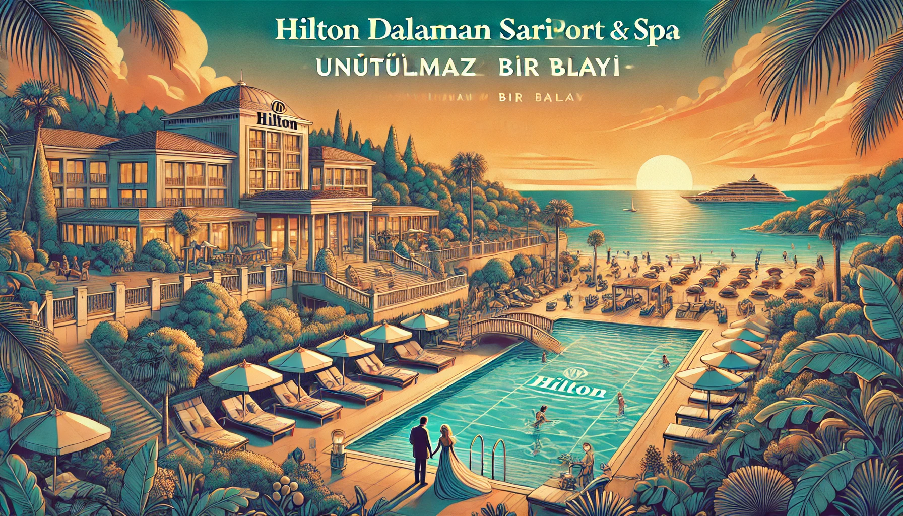 Hilton Dalaman Sarıgerme Resort & Spa, Dalaman - Turkuaz denizler ve lüks olanaklarla unutulmaz bir balayı deneyimi