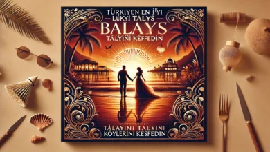 Türkiye’nin en iyi lüks balayı tatil köylerini keşfedin - Romantik bir gün batımı sahnesinde çift, sahilde el ele yürüyor