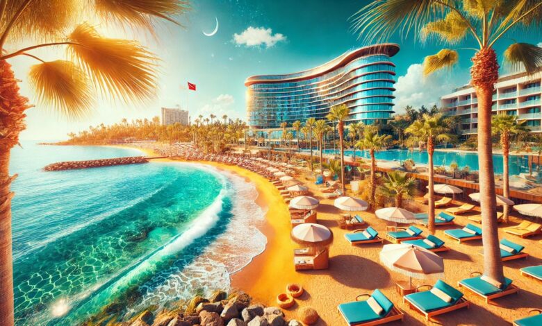 Antalya'da denize sıfır otel, mavi bayraklı plaj ve her şey dahil konsept sunan lüks tatil köyü